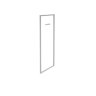 БНД-02.1Т Дверь стеклянная прозрачная в алюминиевой раме